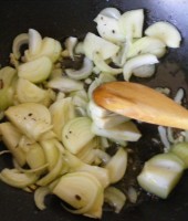 Stir in the onion